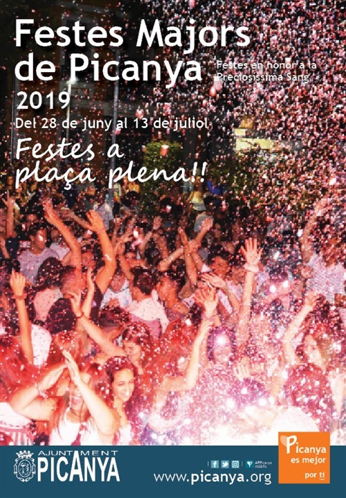 Fiestas en honor al Santísimo Cristo de la Sangre 2019 Picanya / Picaña